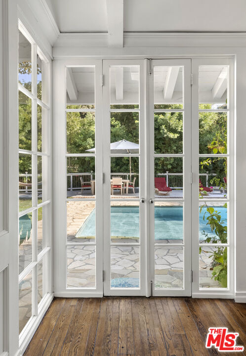 2761 Hutton Drive Beverly Hills, CA 90210 - Photo 9 of 29 a view of front door with wooden floor