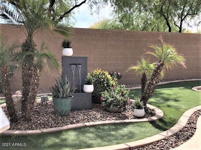 5313 South Ranger Trail Gilbert, AZ 85298 - Photo 43 of 51 Back Yard Water Feature
