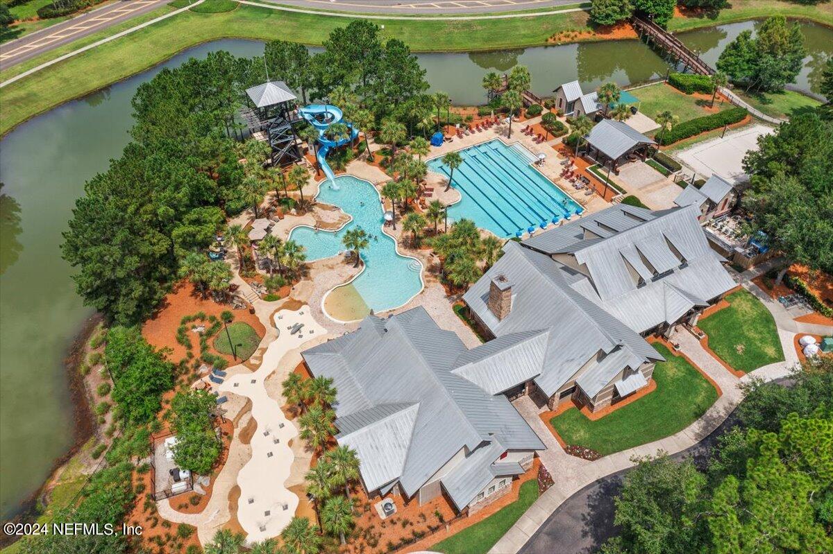 2045 River's Own Road St. Augustine, FL 32092 - Photo 33 of 43 an aerial view of a house with a yard and outdoor seating