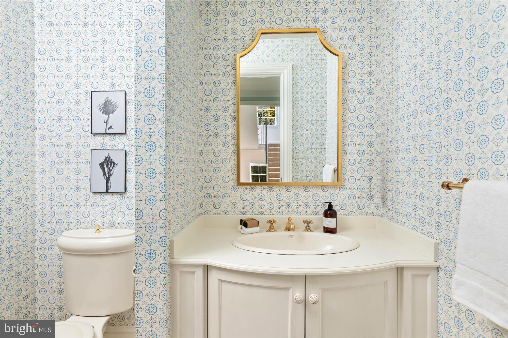 2950 Chain Bridge Road Northwest Washington, DC 20016 - Photo 16 of 50 a bathroom with a sink and a toilet