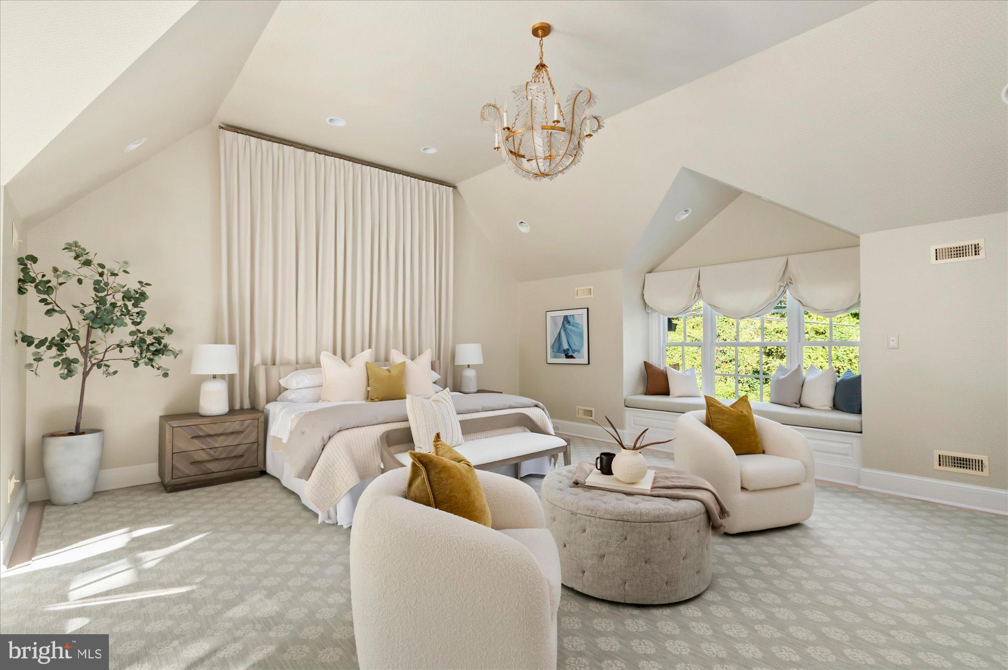 2950 Chain Bridge Road Northwest Washington, DC 20016 - Photo 18 of 50 a living room with furniture and a chandelier