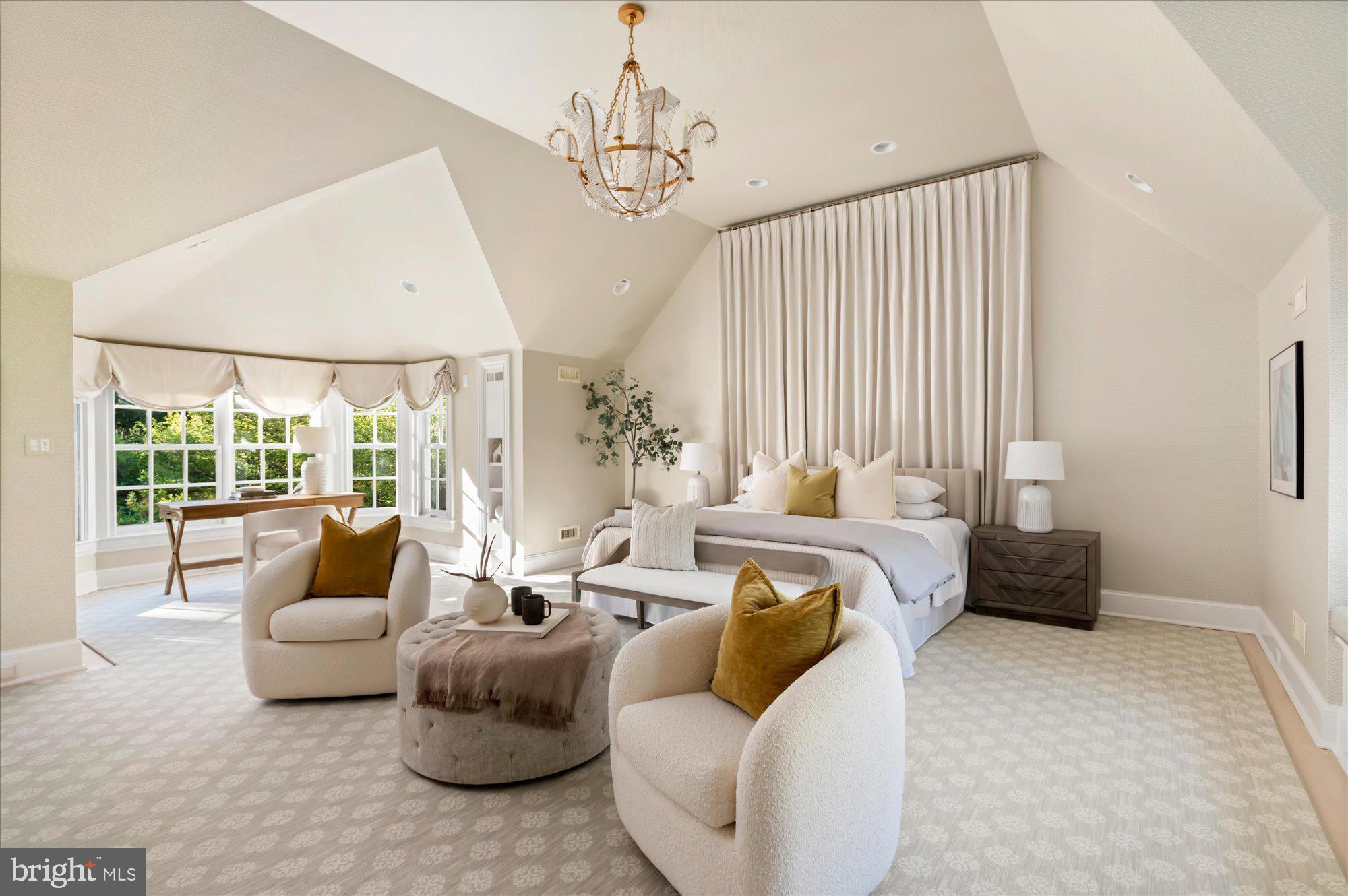 2950 Chain Bridge Road Northwest Washington, DC 20016 - Photo 19 of 50 a living room with furniture and a large window