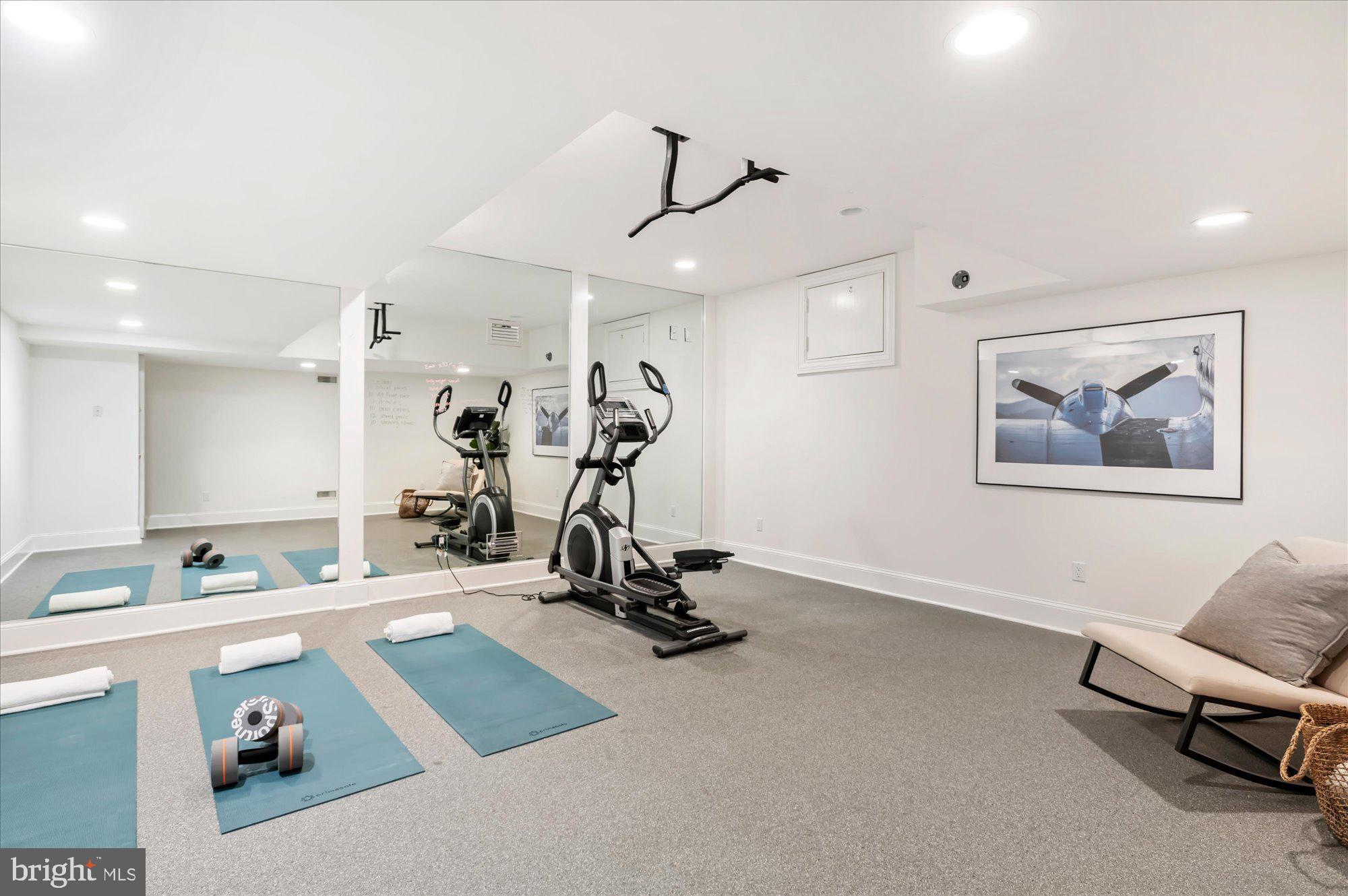 2950 Chain Bridge Road Northwest Washington, DC 20016 - Photo 39 of 50 a view of a room with gym equipment