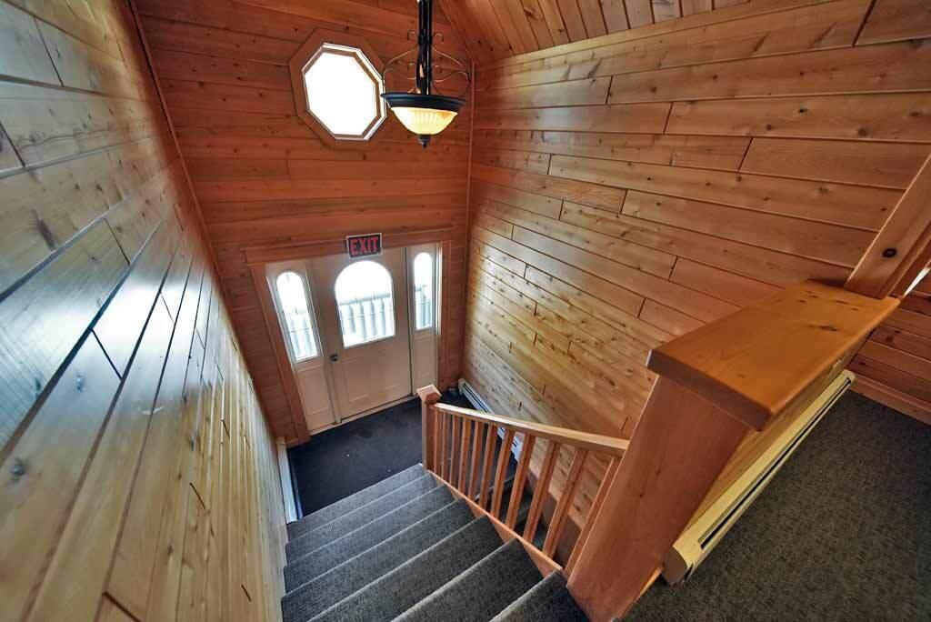 205 Oakfield Smyrna Road Oakfield, ME 04763 - Photo 50 of 88 stairway-log-home-me