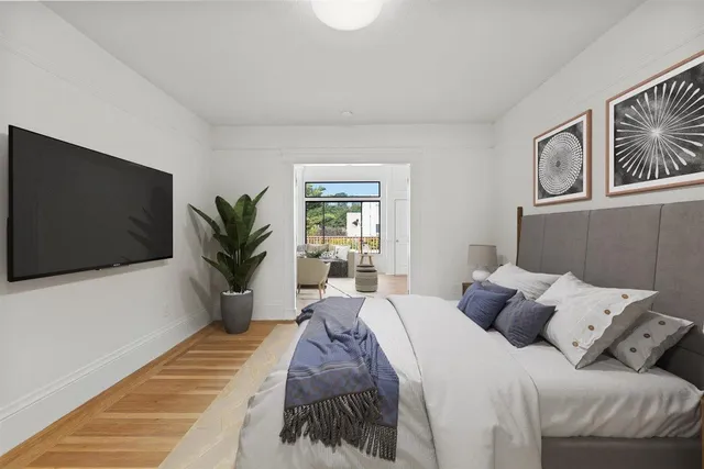 a view of a walk in closet