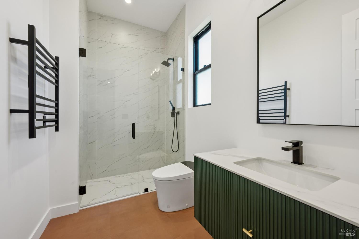 2156 Wedgewood Way Santa Rosa, CA 95404 - Photo 49 of 70 Beautiful private bathroom with heated flooring and towel bar along with walk-in shower.