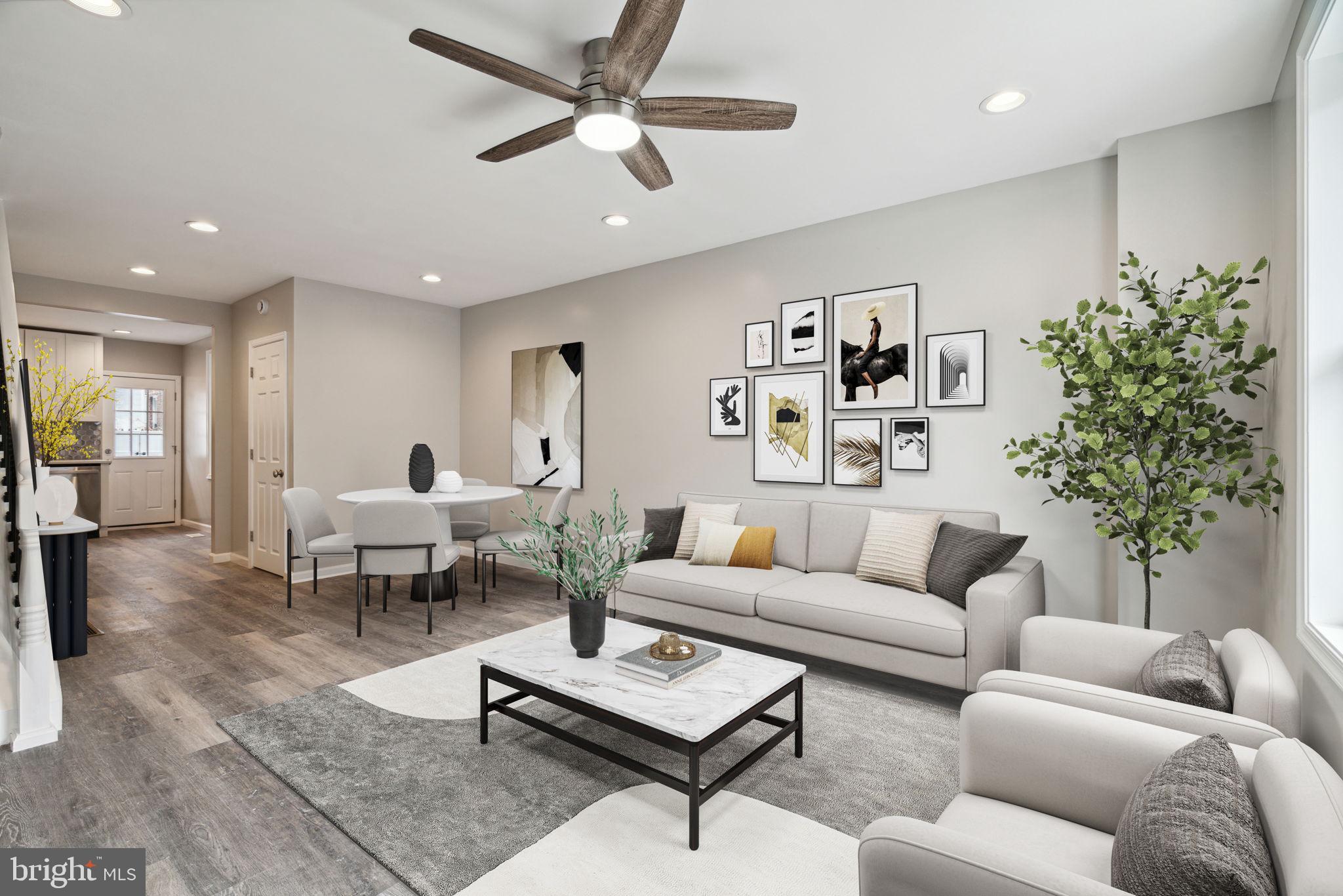 2033 Emily Street Philadelphia, PA 19145 - Photo 5 of 42 a living room with furniture and a large window