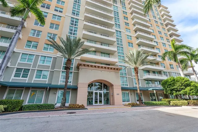 a view of building with a street