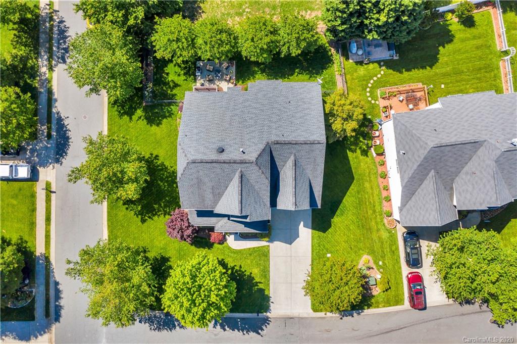 5303 Conant Circle Fort Mill, SC 29708 - Photo 32 of 37 an aerial view of a house with garden space and street view