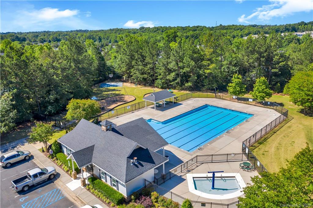 5303 Conant Circle Fort Mill, SC 29708 - Photo 35 of 37 an aerial view of a house with a swimming pool