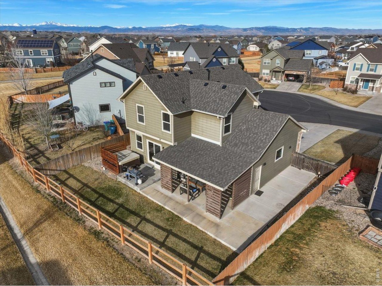 1565 Basildon Court Windsor, CO 80550 - Photo 32 of 36 an aerial view of a house