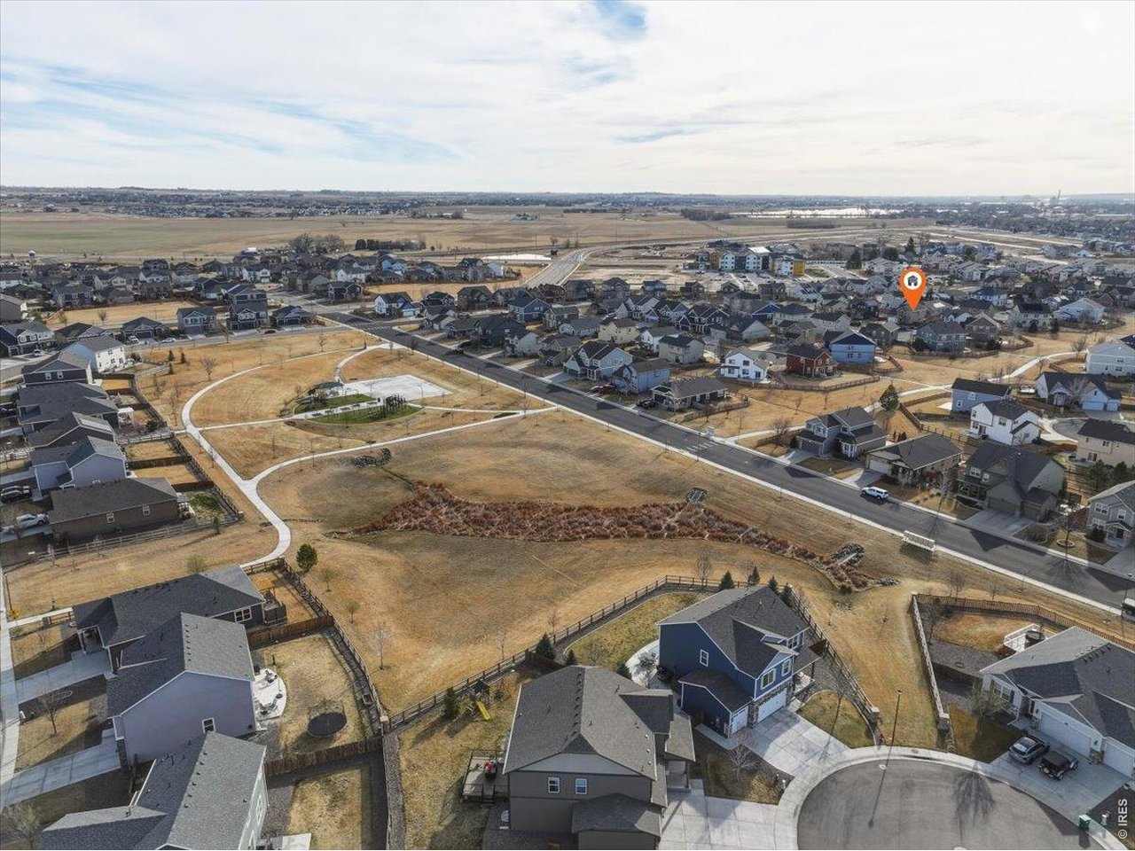 1565 Basildon Court Windsor, CO 80550 - Photo 34 of 36 an aerial view of a city