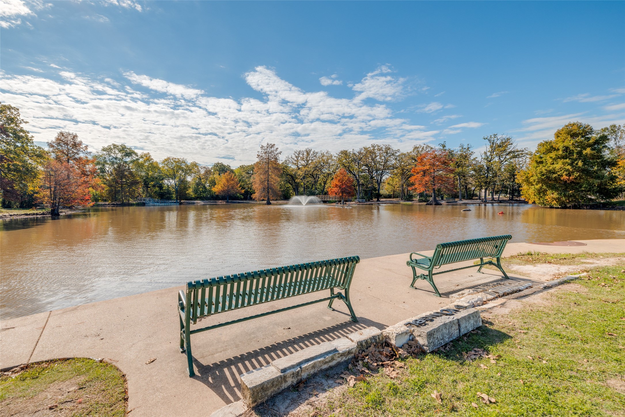 2209 Jeter Drive Bryan, TX 77807 - Photo 20 of 24 a view of a lake with deck and city