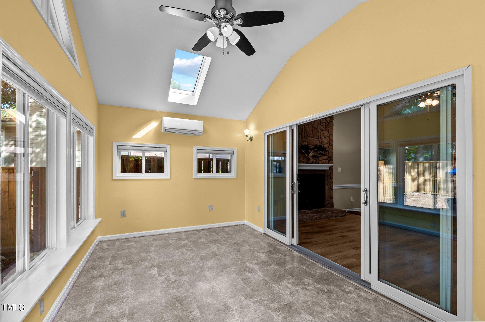 1503 Nature Court Raleigh, NC 27609 - Photo 14 of 36 workspace with wooden floor and windows