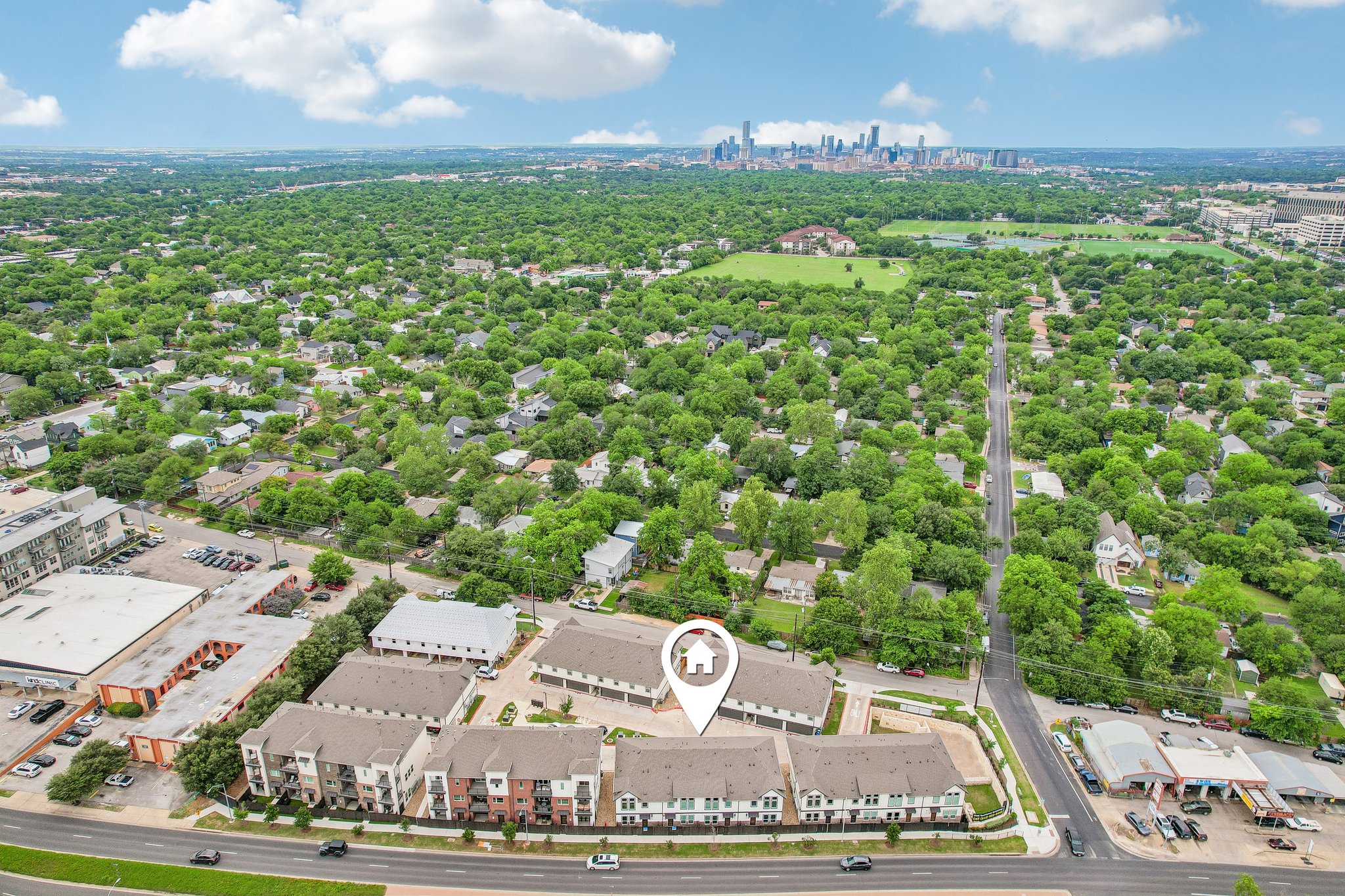 200 West 56th Street, Unit 2103 Austin, TX 78751 - Photo 5 of 26 The location adds to the appeal,
it’s extremely walkable, just
minutes local favorites like Epoch
Coffee and Nervous Charlies and
just minutes from Downtown and
U.T
