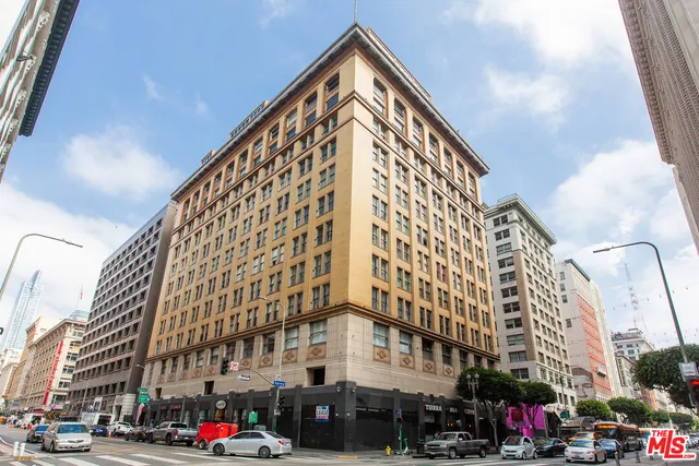 a front view of a building