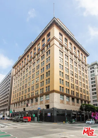 a front view of a building