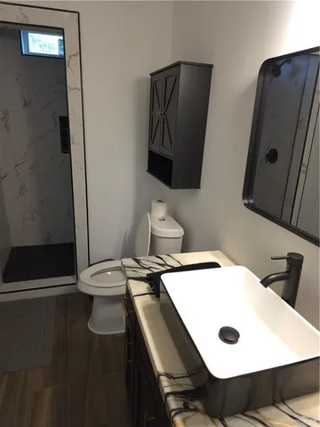 a close view of utility room