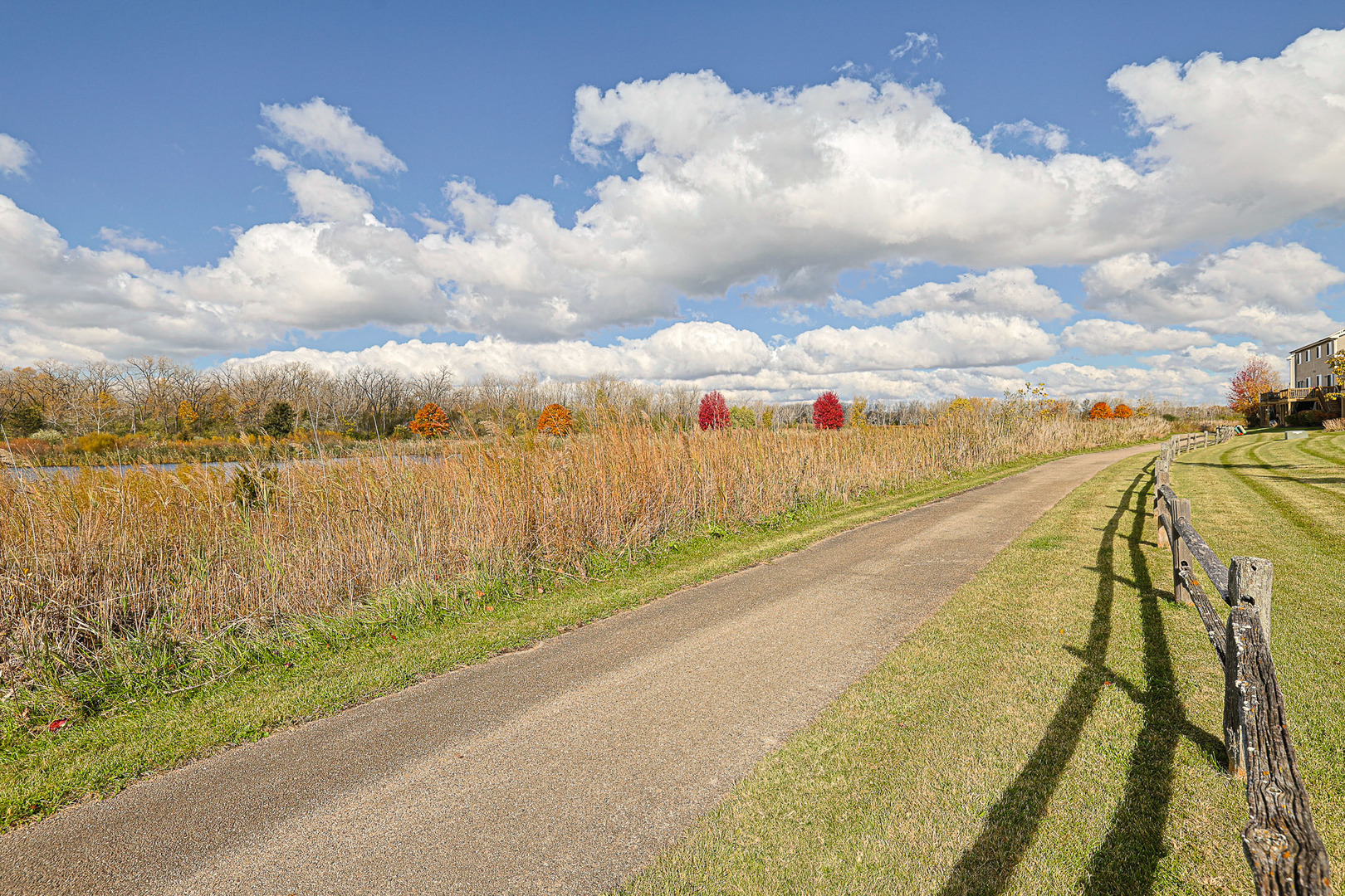 1242 Prairie View Parkway Cary, IL 60013 - Photo 33 of 36 a view of a lake and a yard