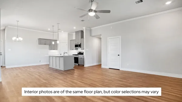 a view interior of a house with wooden floor