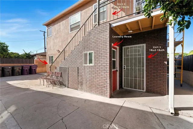 a view of a house with sitting area