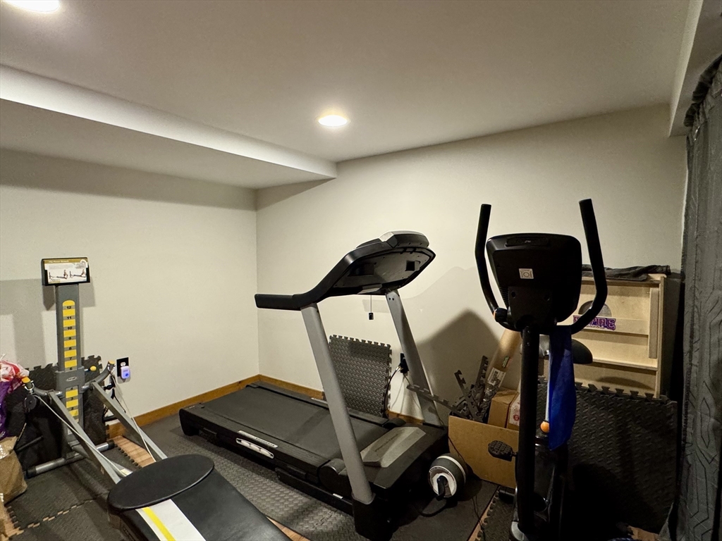 171 Haydenville Road Whately, MA 01093 - Photo 17 of 24 a room with gym equipment