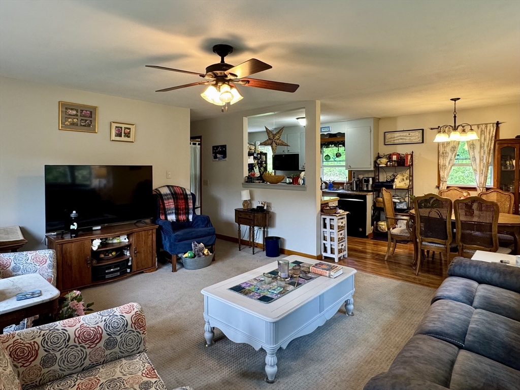 171 Haydenville Road Whately, MA 01093 - Photo 10 of 24 a living room with furniture and a flat screen tv