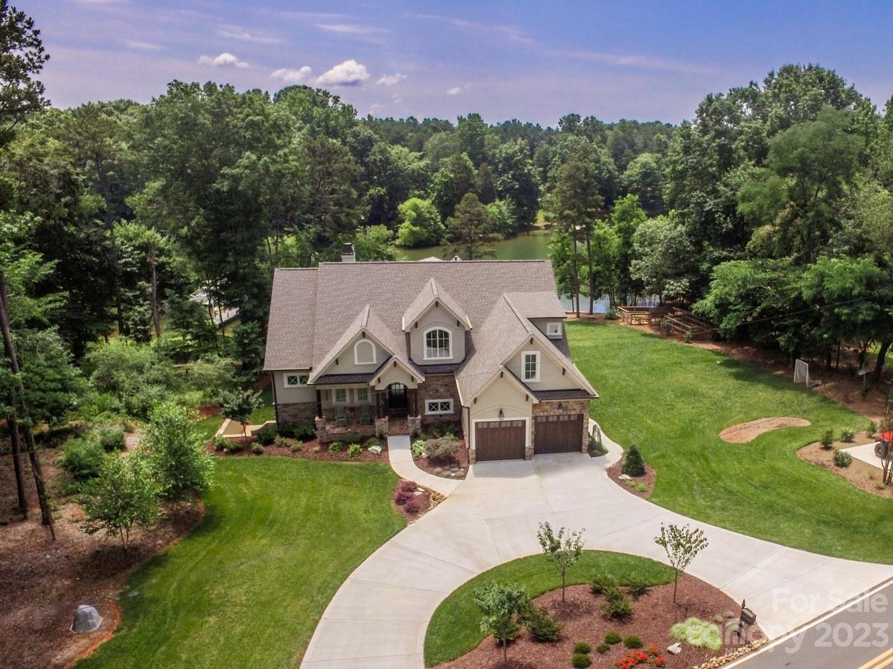 645 Kemp Road Mooresville, NC 28117 - Photo 3 of 48 an aerial view of a house