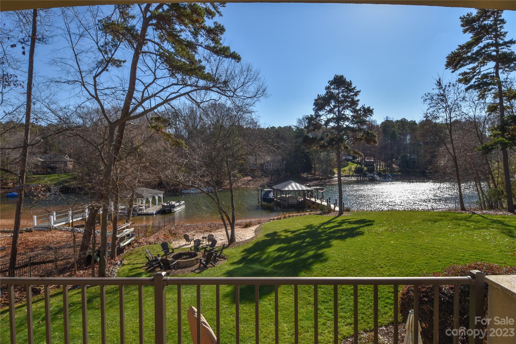 645 Kemp Road Mooresville, NC 28117 - Photo 42 of 48 a view of a balcony with lake view