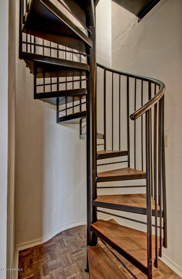 4448 East Camelback Road, Unit 11 Phoenix, AZ 85018 - Photo 41 of 98 Spiral Staircase