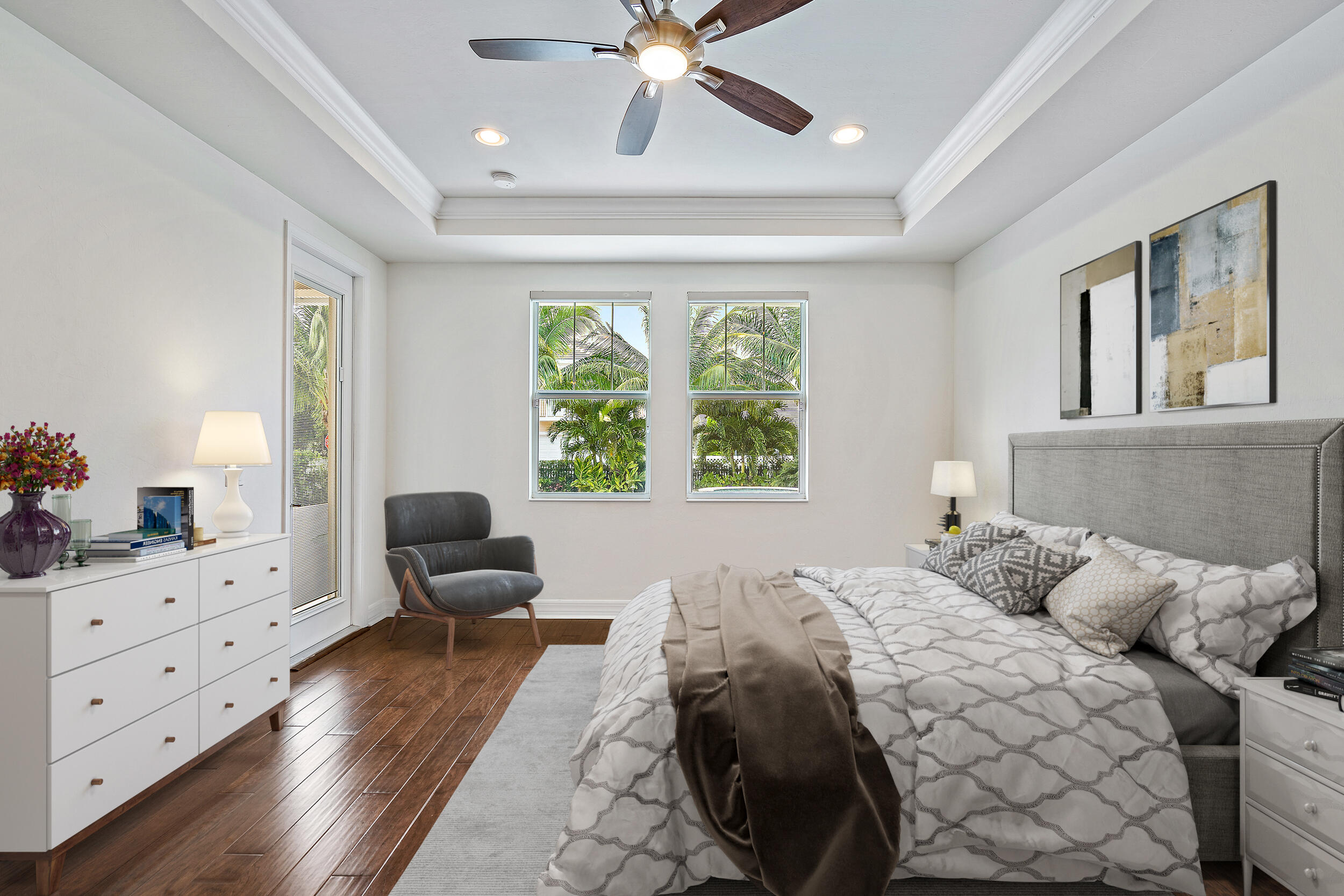 1342 Community Drive Jupiter, FL 33458 - Photo 16 of 34 Virtually Staged Master Suite