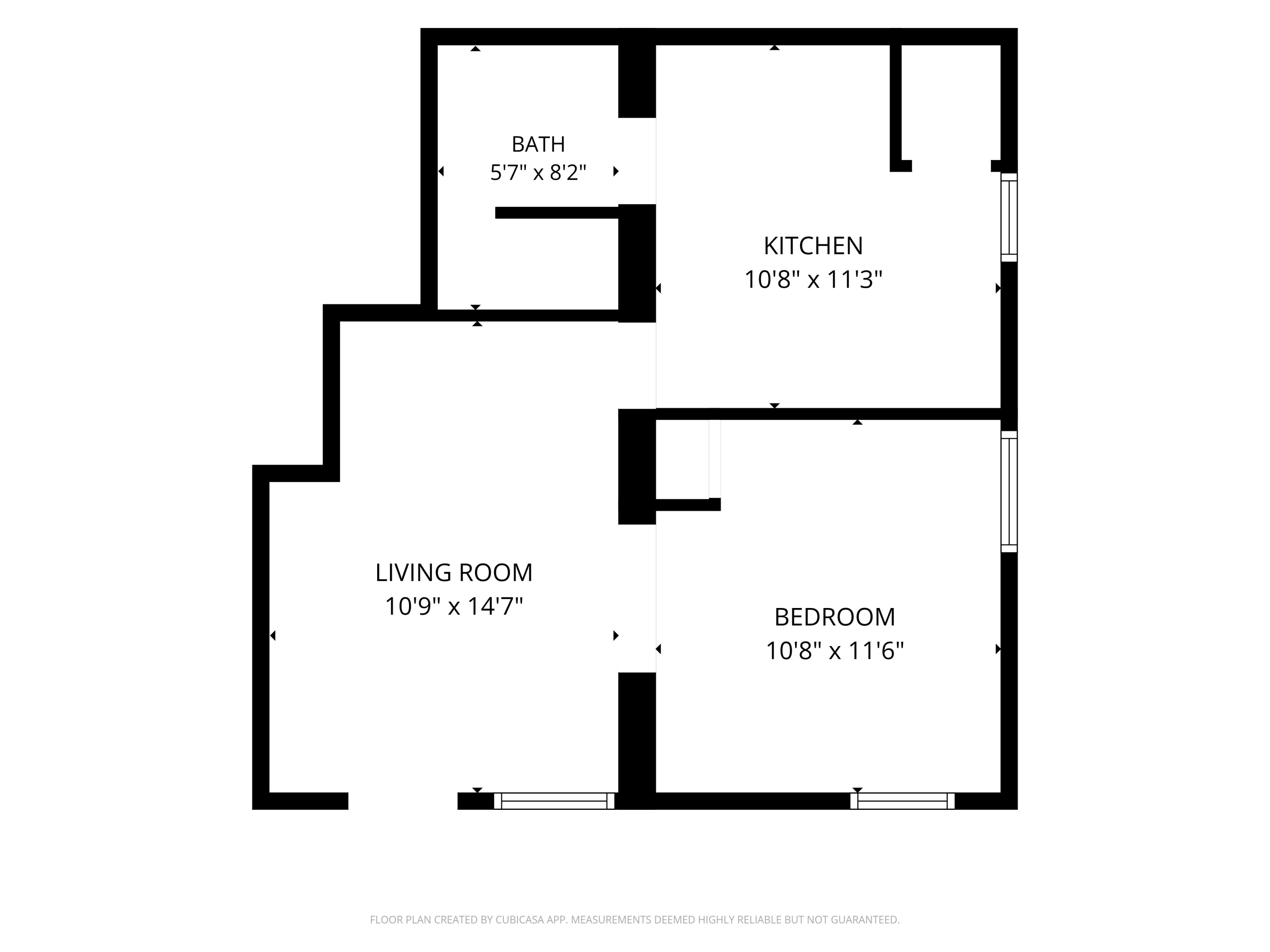 1028 South Memorial Drive Racine, WI 53403 - Photo 17 of 18 I Bedroom Floor Plan