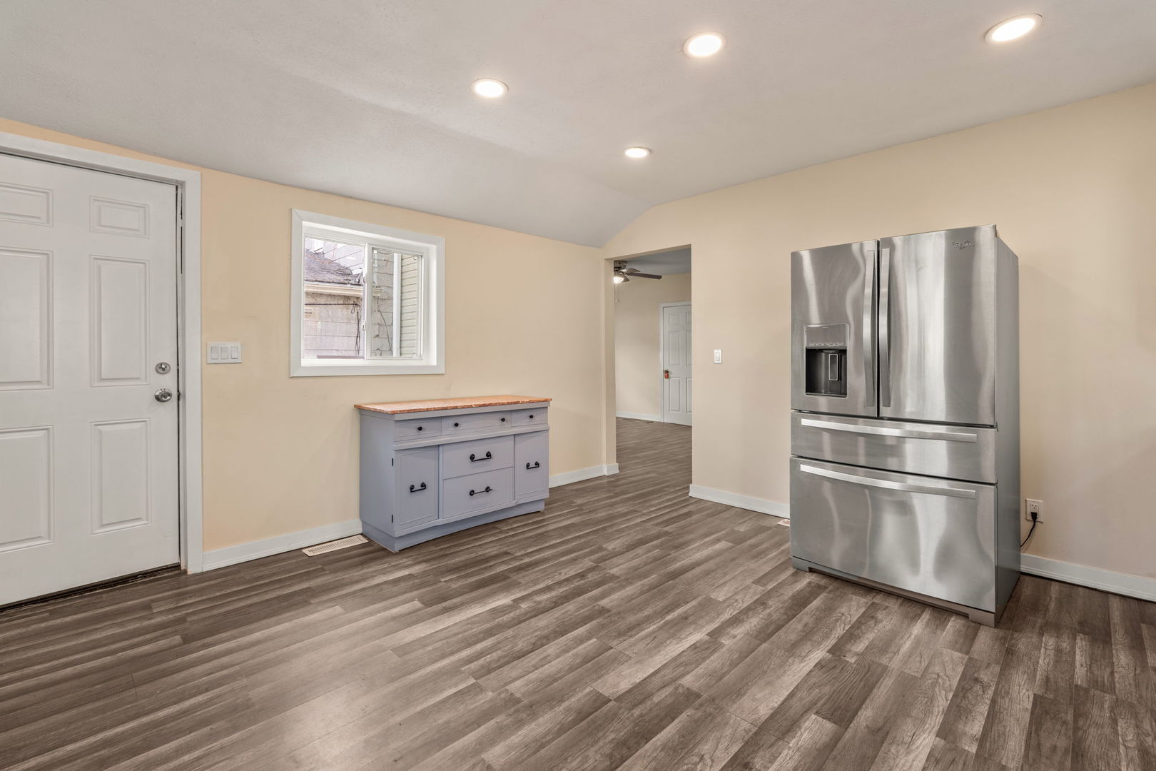 548 7th Avenue South Clinton, IA 52732 - Photo 12 of 23 a kitchen with stainless steel appliances a refrigerator and a stove top oven