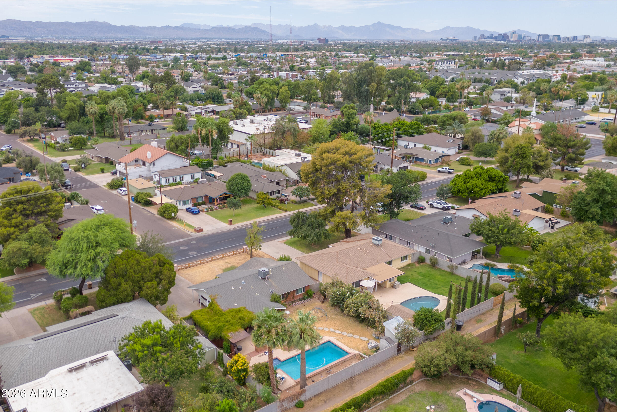 4102 East Osborn Road, Unit 588 Phoenix, AZ 85018 - Photo 8 of 9 Aerial Southwest