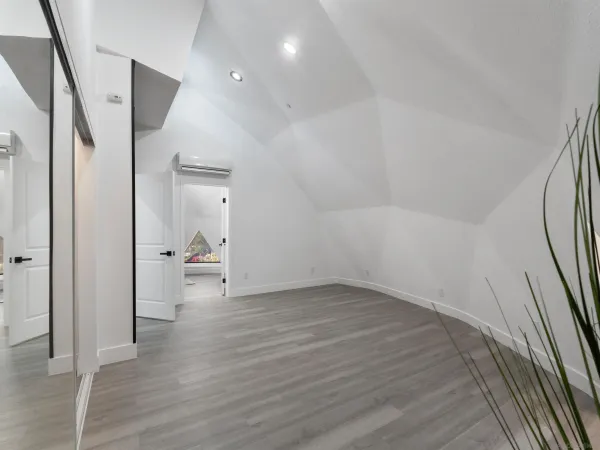 a room with storage and utility