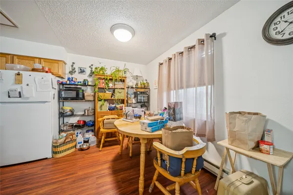a view of room with furniture and a garage