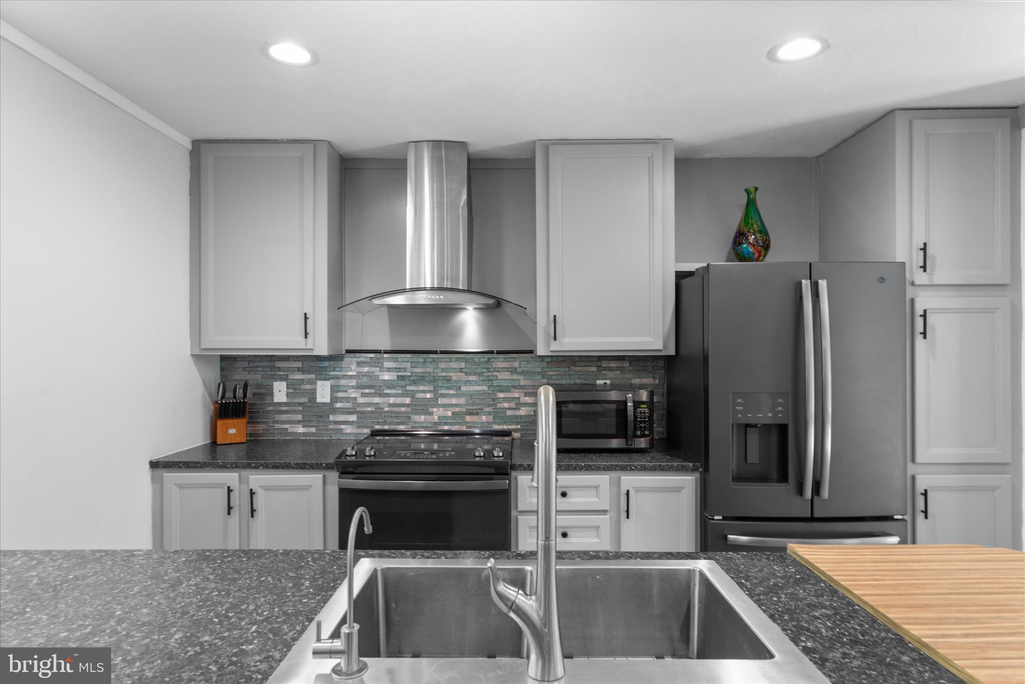 9249 Croppers Island Road Newark, MD 21841 - Photo 18 of 48 KITCHEN SLIDE IN RANGE AND SS HOOD
