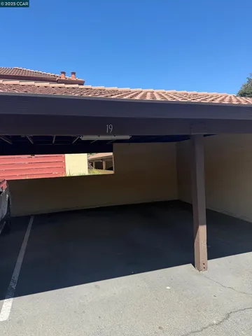 a view of building with an outdoor space