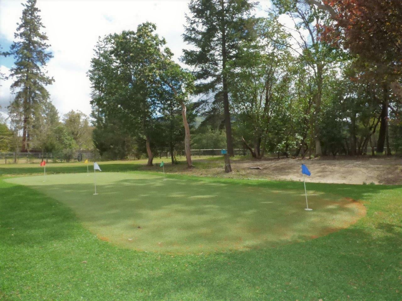 243 Cedar Flat Road Williams, OR 97544 - Photo 46 of 58 Putting Green with Sand trap