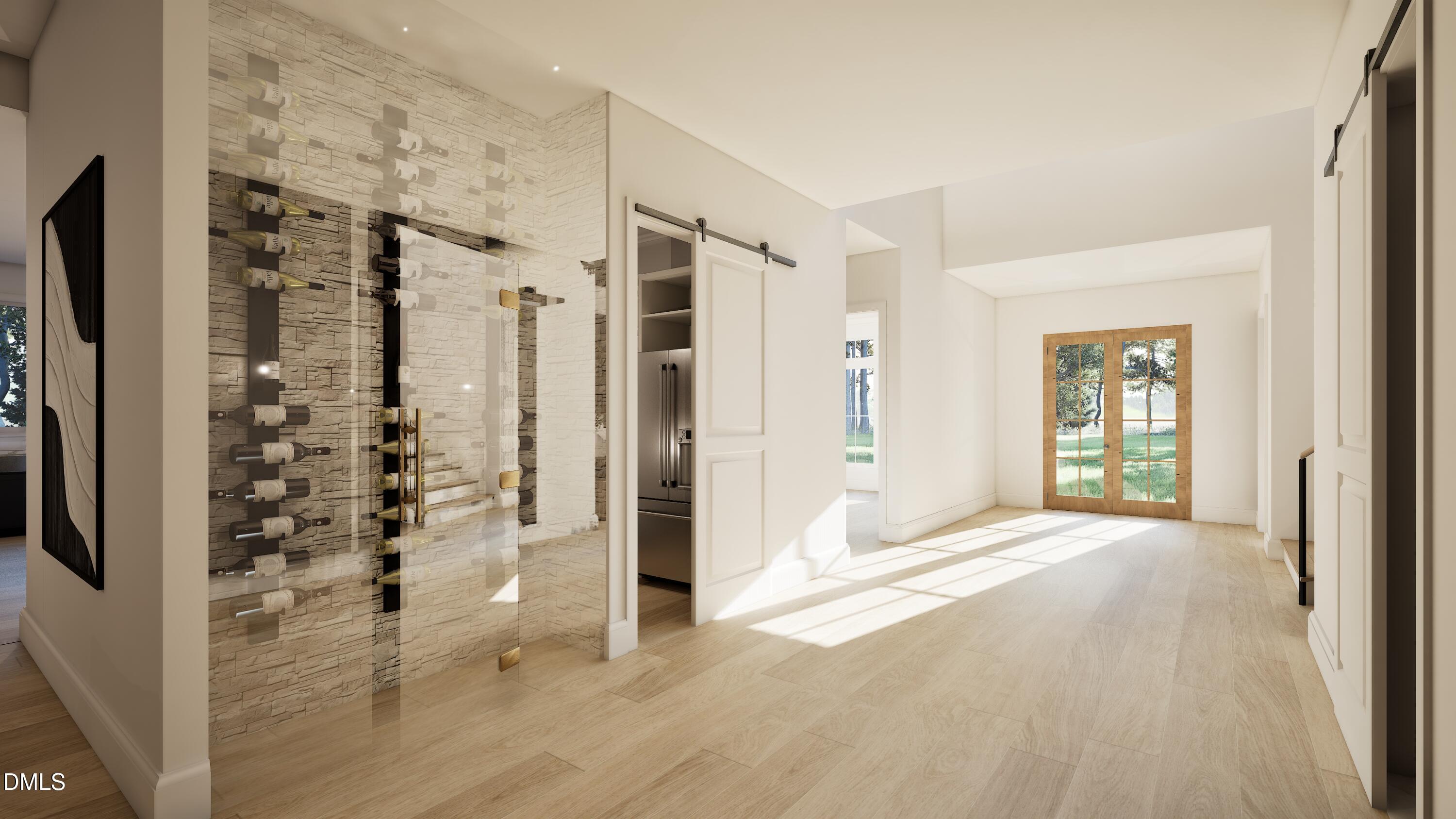 3028 Mt Vernon Church Road Raleigh, NC 27613 - Photo 13 of 48 a view of entryway with wooden floor and glass door