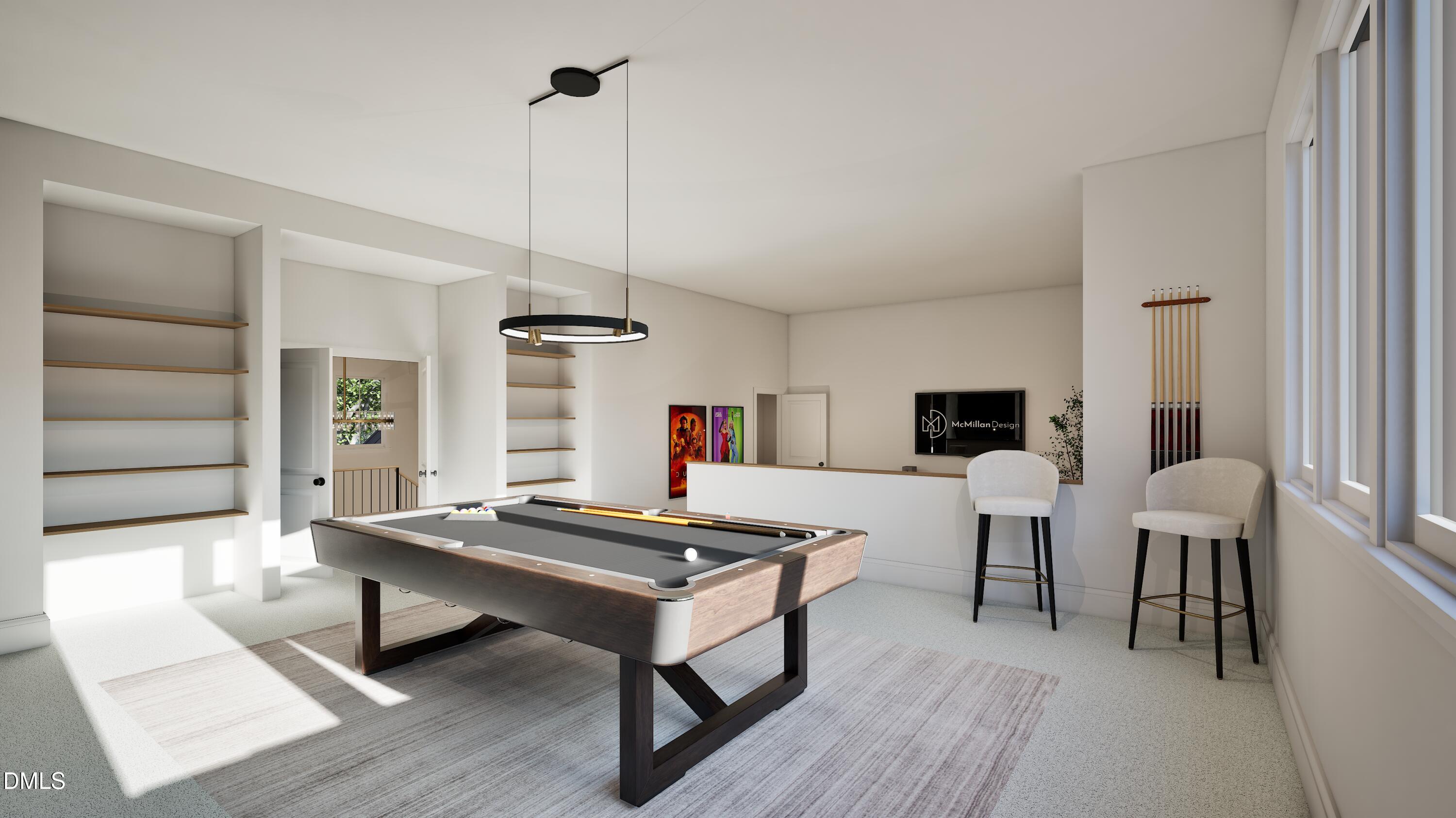 3028 Mt Vernon Church Road Raleigh, NC 27613 - Photo 35 of 48 a living room with furniture a rug and a flat screen tv