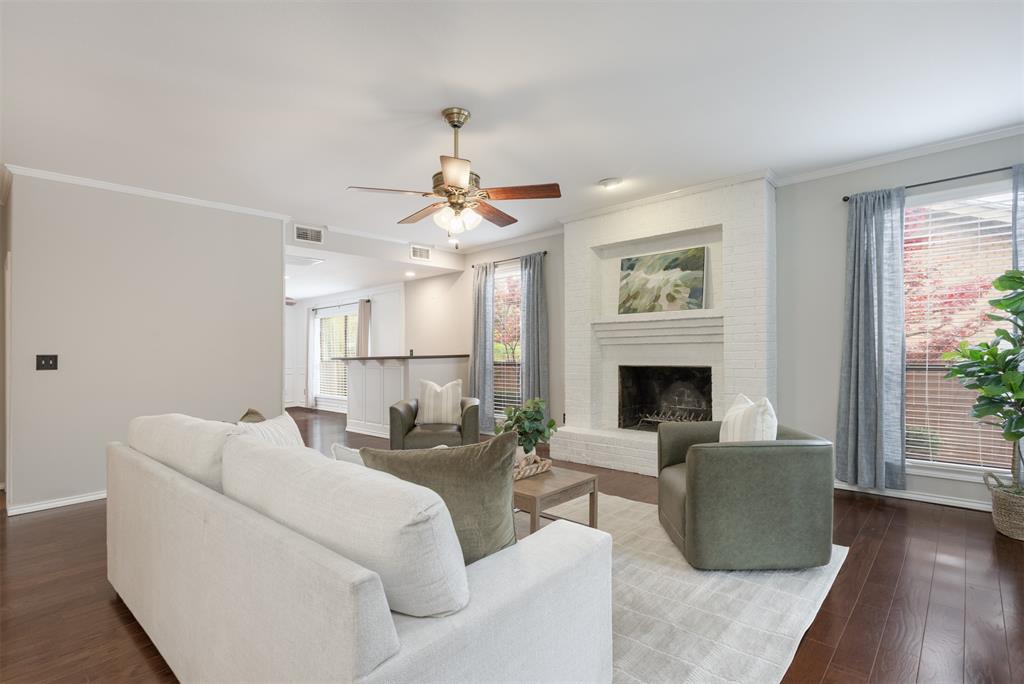 68 Legend Road Benbrook, TX 76132 - Photo 9 of 34 Family Room with view to the backyard.