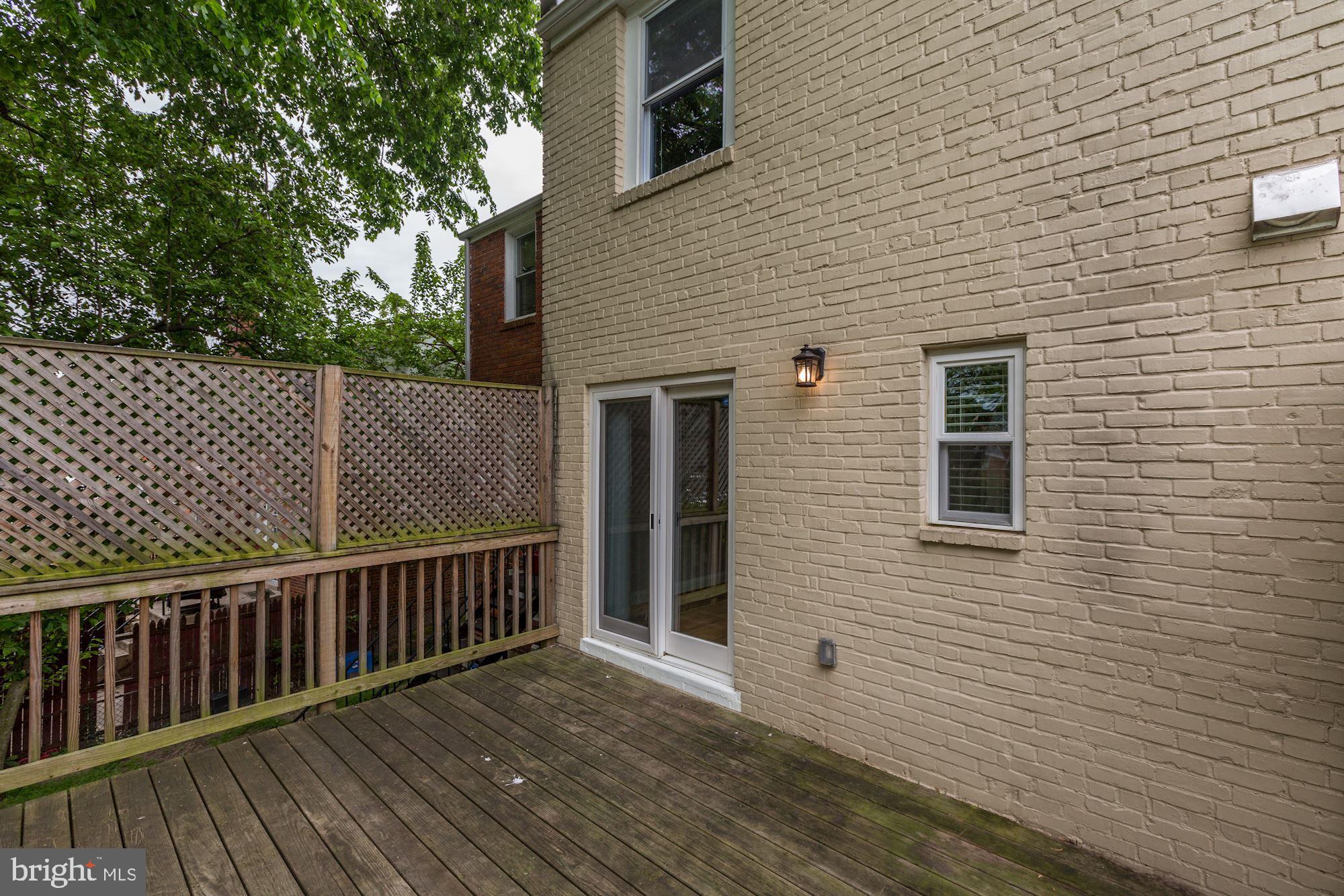 3480 23rd Street Southeast Washington, DC 20020 - Photo 29 of 32 Spacious Deck off of Main Level