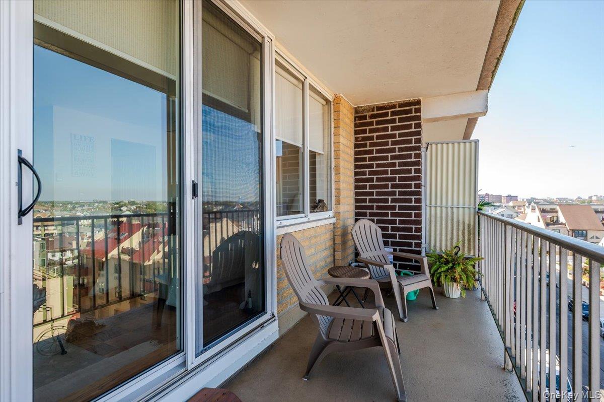 650 Shore Road, Unit 5P Long Beach, NY 11561 - Photo 14 of 29 View of balcony