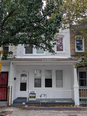 a front view of a building