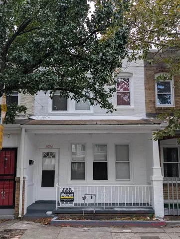 a front view of a building