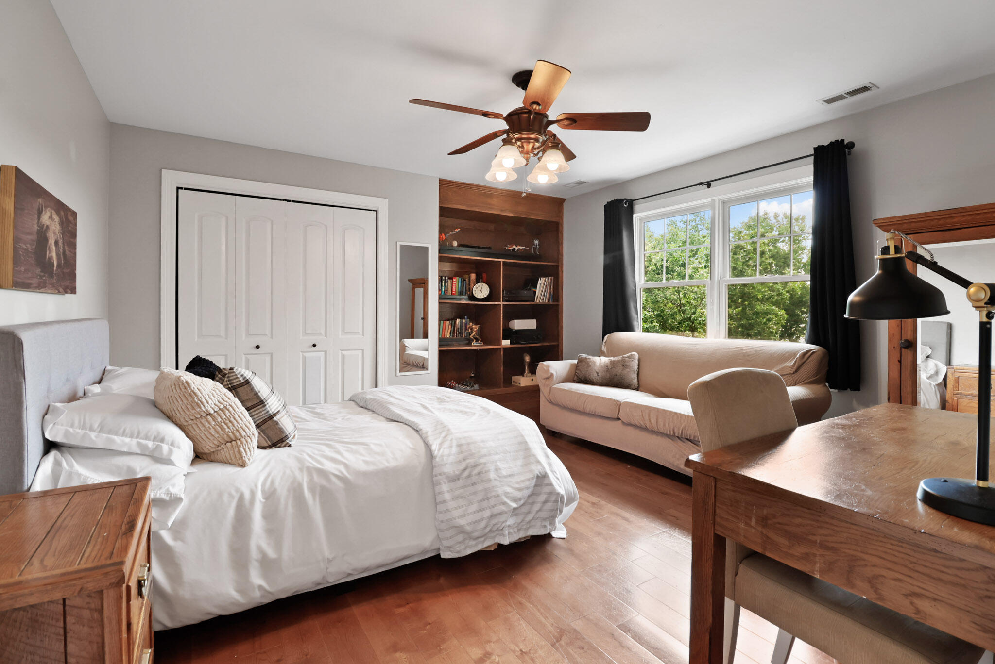 709 Pennock Circle Crown Point, IN 46307 - Photo 39 of 67 a bedroom with a bed and a couch