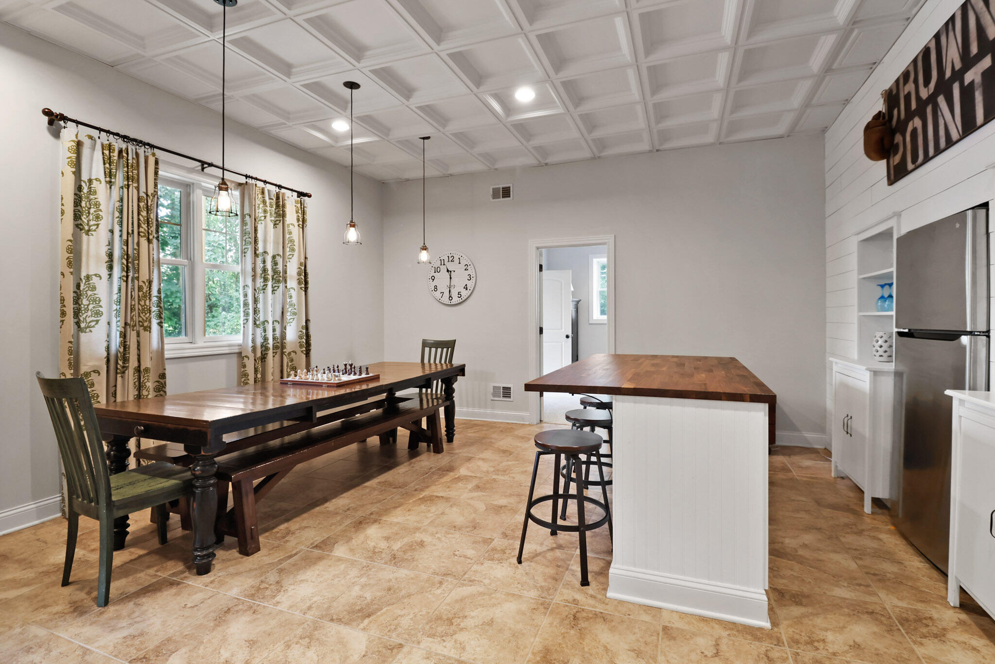 709 Pennock Circle Crown Point, IN 46307 - Photo 48 of 67 a view of a dining room with furniture window and outside view