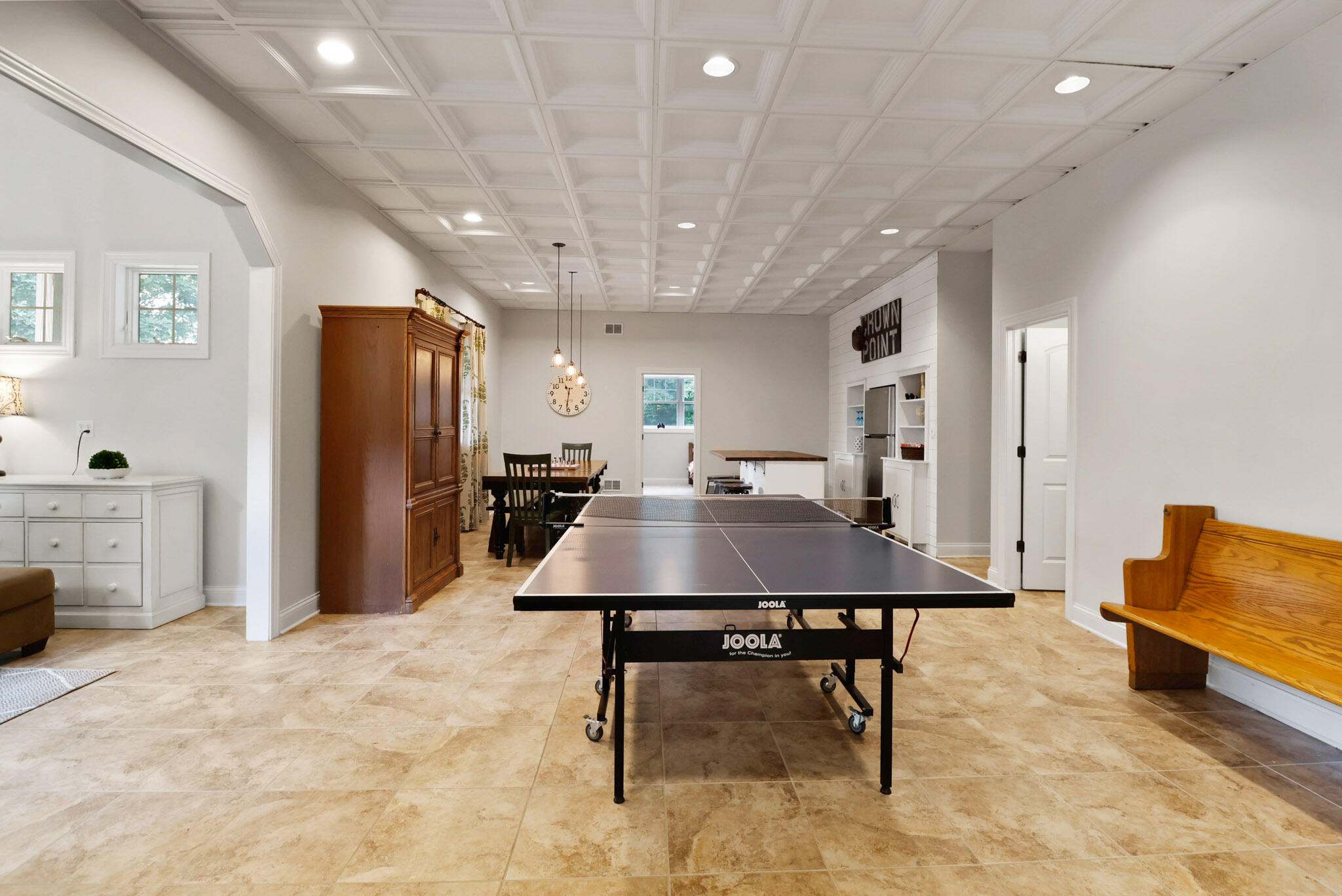 709 Pennock Circle Crown Point, IN 46307 - Photo 49 of 67 a room with furniture pool table and flat screen tv