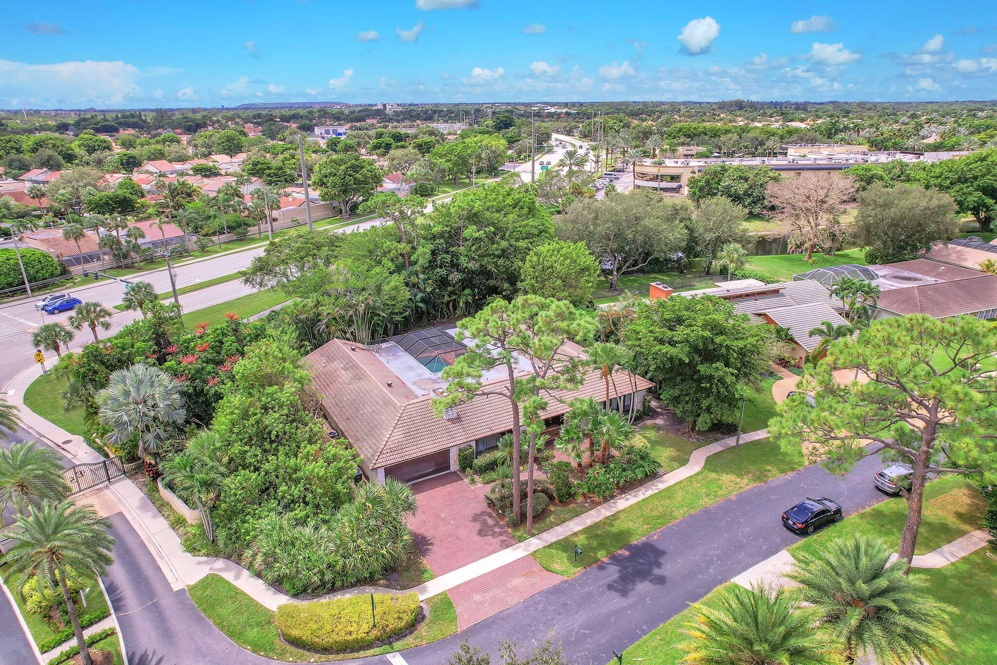 6794 Giralda Circle Boca Raton, FL 33433 - Photo 48 of 49 an aerial view of residential houses with outdoor space and street view